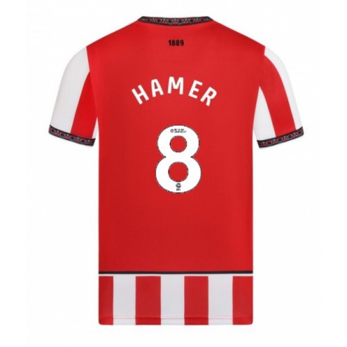 Dres Sheffield United Gustavo Hamer #8 Domaci 2025-26 Kratak Rukav